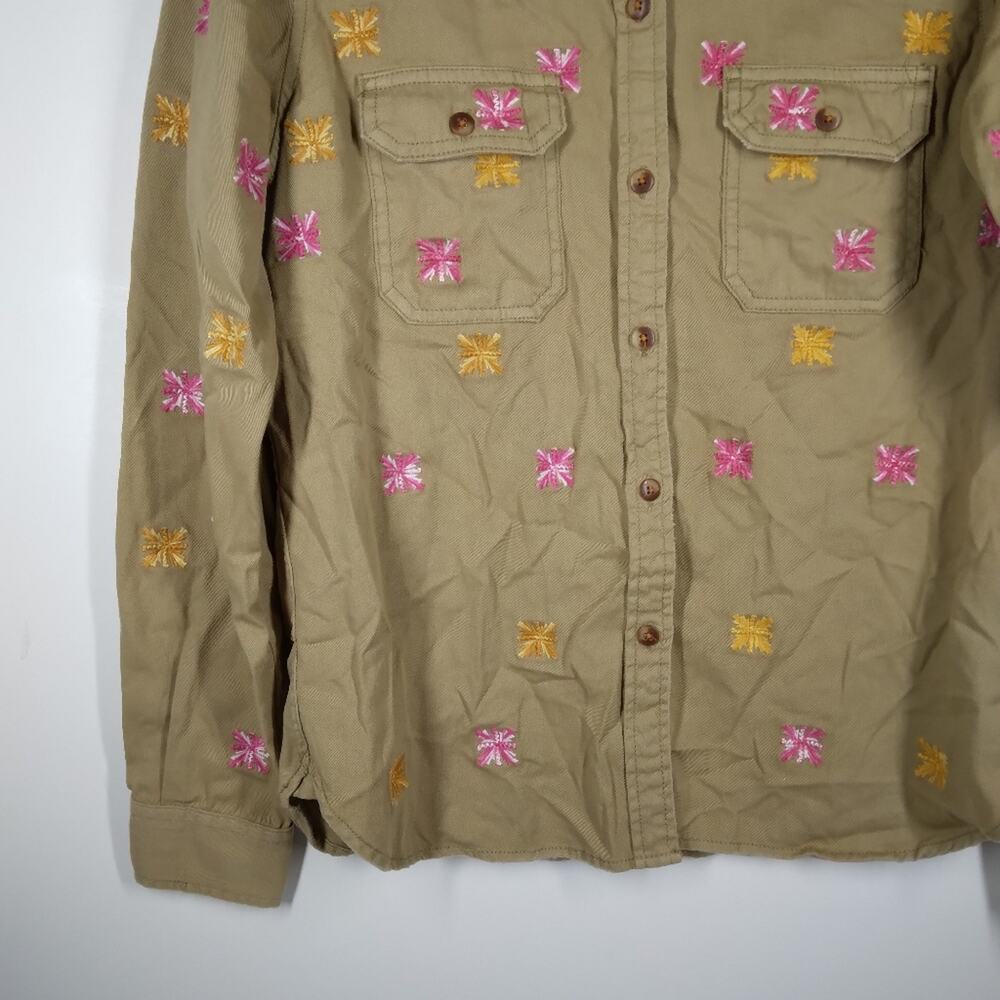 Artisan de Luxe Embroidered Button Front Jacket size Medium - Picture 4 of 6